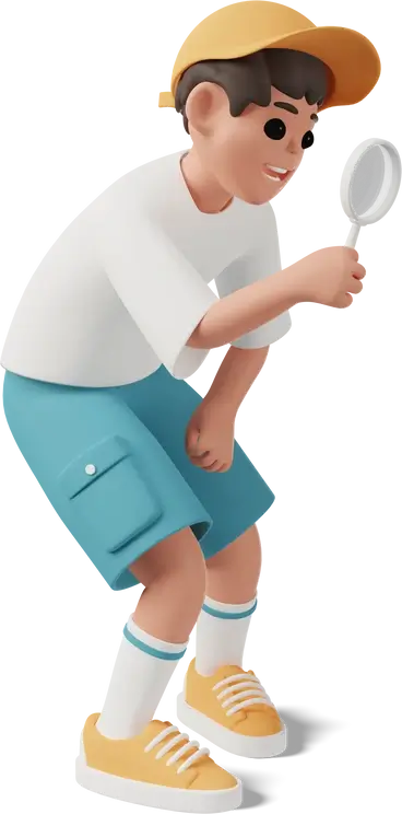 A boy looks at the Ad Lib